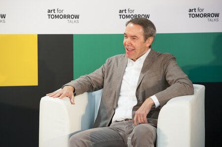At Onassis Stegi: Conversation with Jeff Koons and Massimiliano Gioni